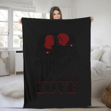 Discover happy friendship day friends forever love Fleece Blankets