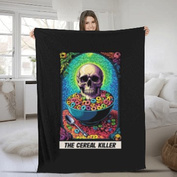 Discover The Cereal Killer Fleece Blankets