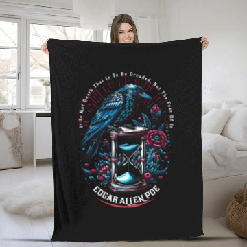 Discover It is not death that is to be dreaded... Fleece Blankets