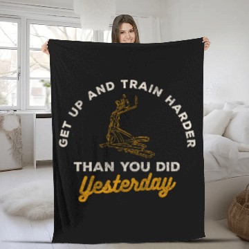 Discover Training Endurance Running Fleece Blankets