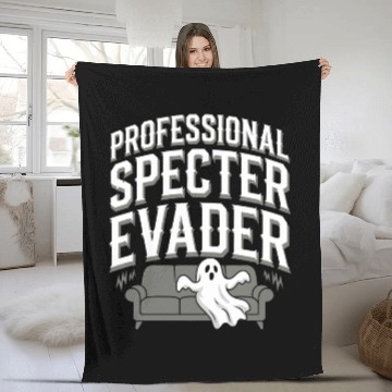 Discover Paranormal Comedy Funny Ghost Humor Lighthearted Fleece Blankets