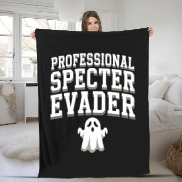 Discover Paranormal Comedy Funny Ghost Humor Lighthearted Fleece Blankets