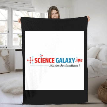 Discover science galaxy Fleece Blankets