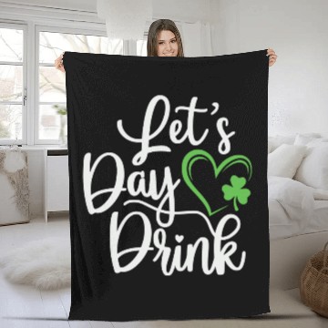 Discover St Patricks Day,Shamrock Fleece Blankets