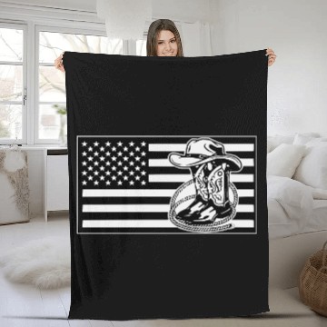 Discover American Cowboy Flag LIKE US ON FB # Fleece Blankets