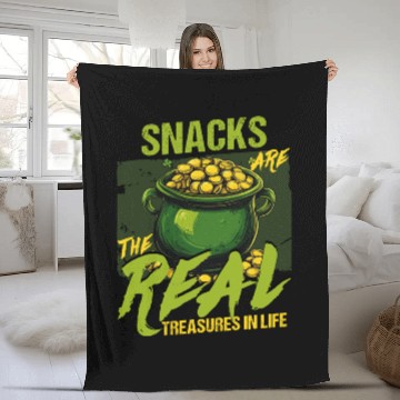 Discover St Patricks Day Snacks Are the Real Treasures in Fleece Blankets