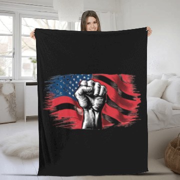 Discover Martin Luther King Day Fight for the poeple Fleece Blankets
