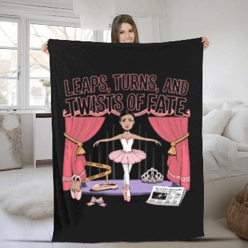Discover Leaps Turns Twists of True Fate True Crime Fleece Blankets