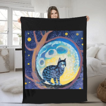 Discover Moon walk Fleece Blankets