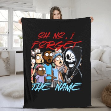 Discover Forgetful Reaper – What's Your Name Again? Fleece Blankets