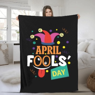 Discover funny April fools Day April 1st prank and funny Fleece Blankets