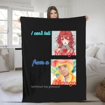 Discover I can t tell manga from a mango Fleece Blankets