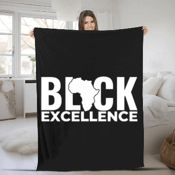 Discover Black Excellence Fleece Blankets