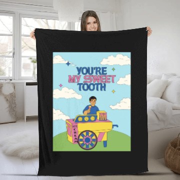Discover Ice cream design Fleece Blankets
