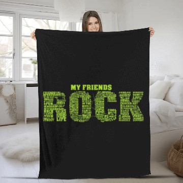 Discover My Frineds fraternity Fleece Blankets