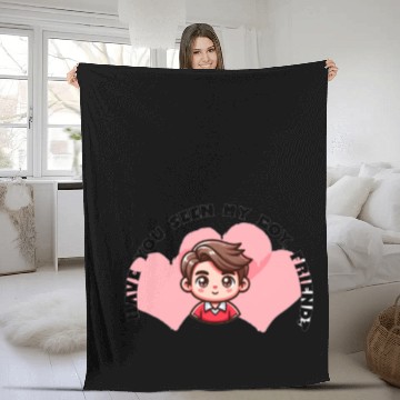 Discover have you seen my boy friend Fleece Blankets