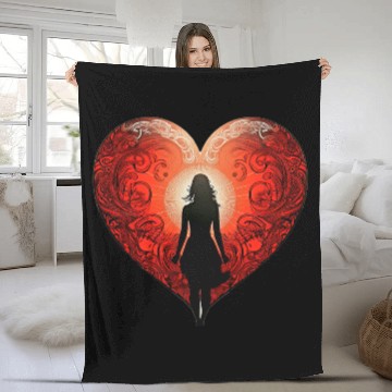 Discover Valentine's Day Fleece Blankets