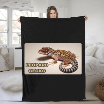 Discover Leopard Gecko Fleece Blankets