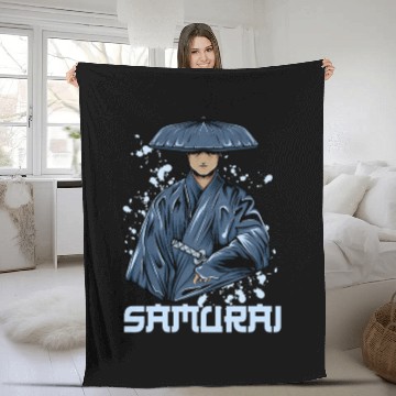 Discover Samurai warriors Fleece Blankets
