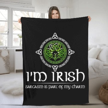 Discover I'm Irish - Ireland Fleece Blankets