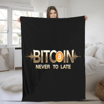 Discover Bitcoin BTC Krypto Investor Bitcoins Bitcoin Fleece Blankets