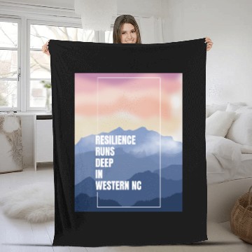 Discover Resilience Runs Deep in Western NC Fleece Blankets