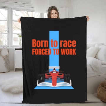 Discover Born to race Fleece Blankets