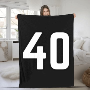 Discover 40th birthday Fleece Blankets
