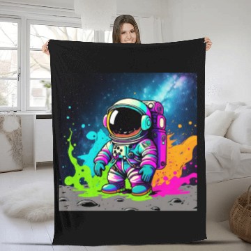 Discover Funky space Fleece Blankets