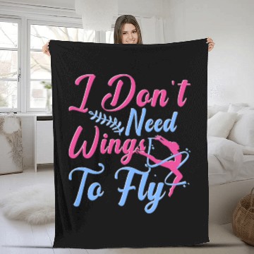 Discover Gymnastics Gym Fitness Sports Training Fleece Blankets