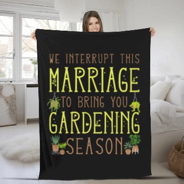 Discover Plant Lover Gardening Husband Wife Fleece Blankets