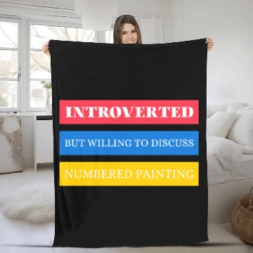 Discover NUMBERED PAINTING Fleece Blankets