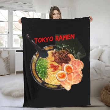 Discover TOKYO RAMEN Fleece Blankets