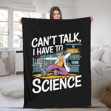 Discover Science Laboratory Laborant Inspiration Fleece Blankets