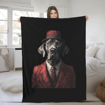 Discover Great Dane Fleece Blankets