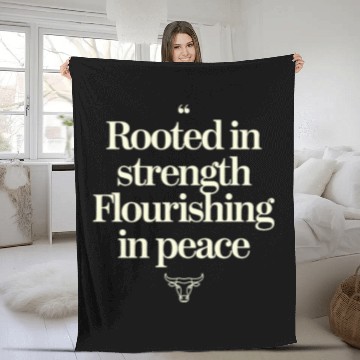 Discover Taurus Zodiac Rooted In Strength Flourishing In Fleece Blankets