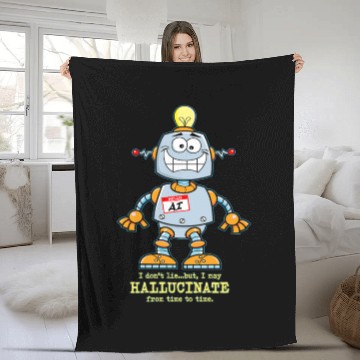 Discover AI May Hallucinate Sometimes Fleece Blankets