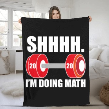 Discover SHHH I'm doing math! Fleece Blankets
