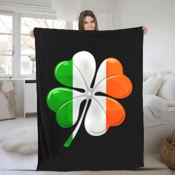 Discover Irish Flag Ireland Flag ST PATRICKS DAY Fleece Blankets