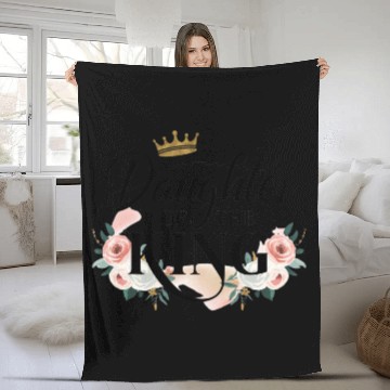 Discover Daughter of the king, Women gift Fleece Blankets