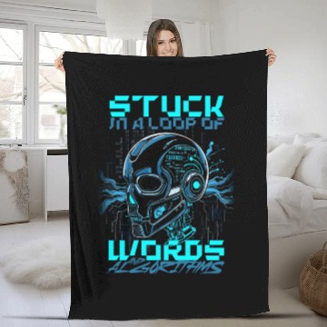 Discover Computer Linguist Words And Algorithms Fleece Blankets