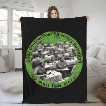 Discover 6888th Central Postal Directory Battalion Fleece Blankets