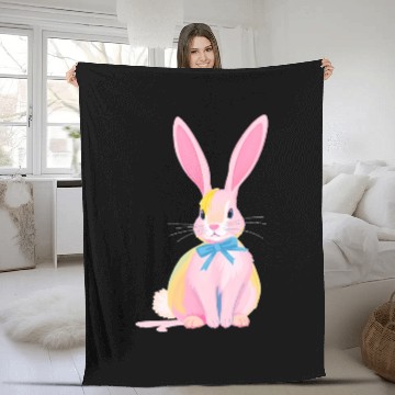 Discover Adorable Rabbit Fleece Blankets