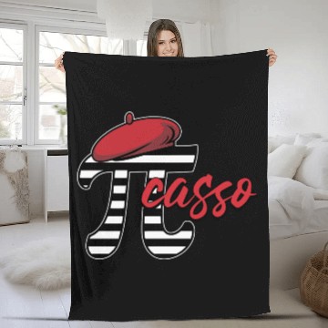 Discover PI-casso Funny Pi Day Fleece Blankets