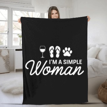Discover Dog Cat Wine Fleece Blankets