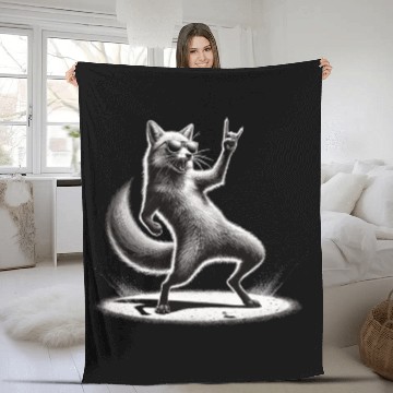 Discover Rocking Fox – Wild & Cool Fleece Blankets