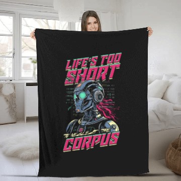 Discover Computer Linguist Fleece Blankets