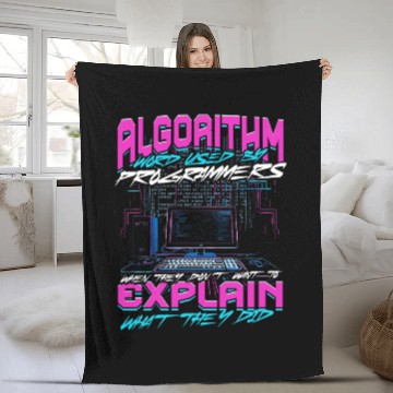 Discover Theoretical Computer Scientist Fleece Blankets