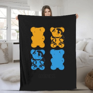 Discover Gummie bears Goodness Design. Fleece Blankets