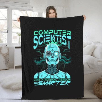 Discover Theoretical Computer Scientist Fleece Blankets